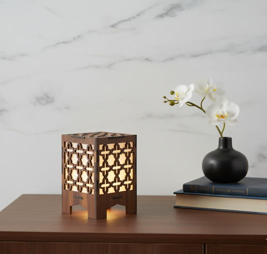 Real Wood Art Royal Lattice Series 11cmX11cmX15cm